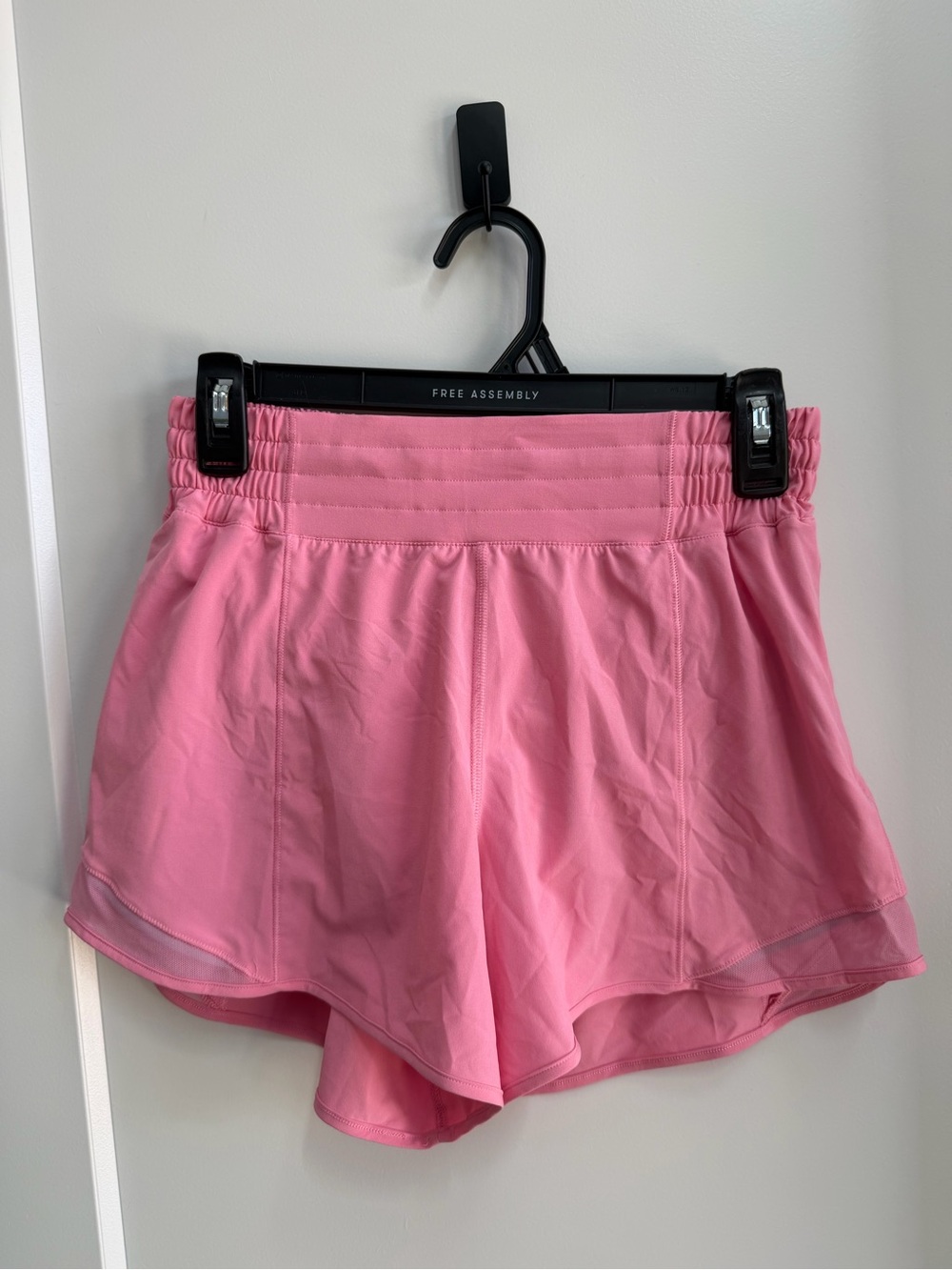 Size 6 Lululemon Hotty Hot 4” Pink Athletic Shorts